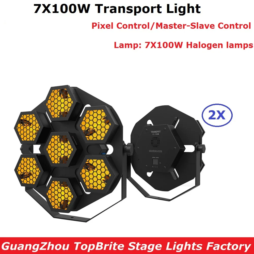 2 шт./лот Dj Освещение сцены Ретро фонари 7X100W P hili p s галогенная лампа транспортные