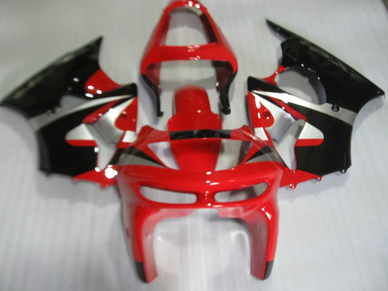 

ABS обтекатель комплект для Kawasaki ZX 6R 1998 1999 Серебряный Черный Красный Обтекатели набор NINJA zx6r 98 99 aftermarket AS15