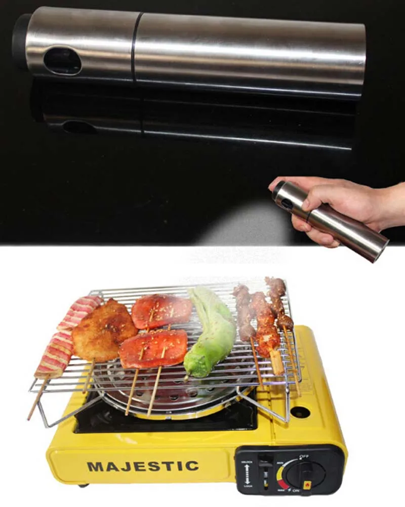 Бутылка распылитель для масла барбекю из нержавеющей стали тумана специй