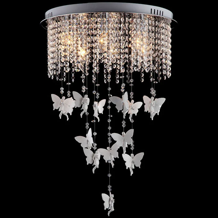 Nodic Стиль Ангел Современная Гостиная K9 потолочная светодиодная дистанционная