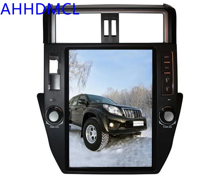 Автомобильный ПК PAD Tesla стиль мультимедийный плеер Android 7,1 gps для Land Cruiser Prado LC150 2010 2011 2012 2013