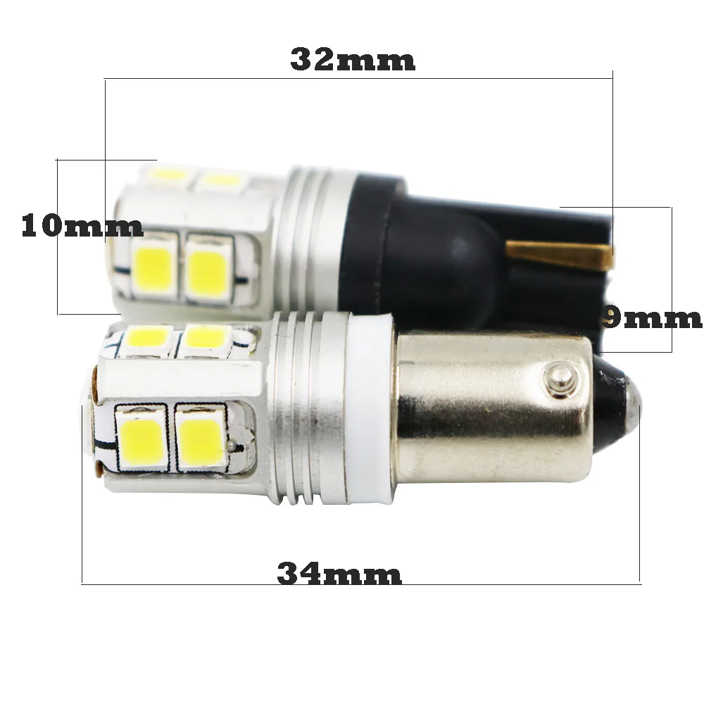 Y New 30X 4W Canbus Error free W5W LED T10 BA9S 1895 64111 3020 10SMD Car Interior Light Clearance Bulbs Backup Reverse Lamp | Автомобили