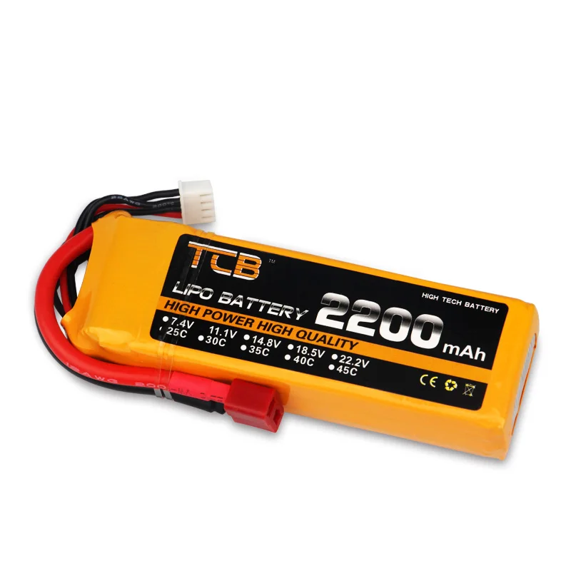 TCB RC Lipo батарея 3S 11 1 V 2200mAh 25C для дрона вертолет самолет Квадрокоптер автомобиль FPV