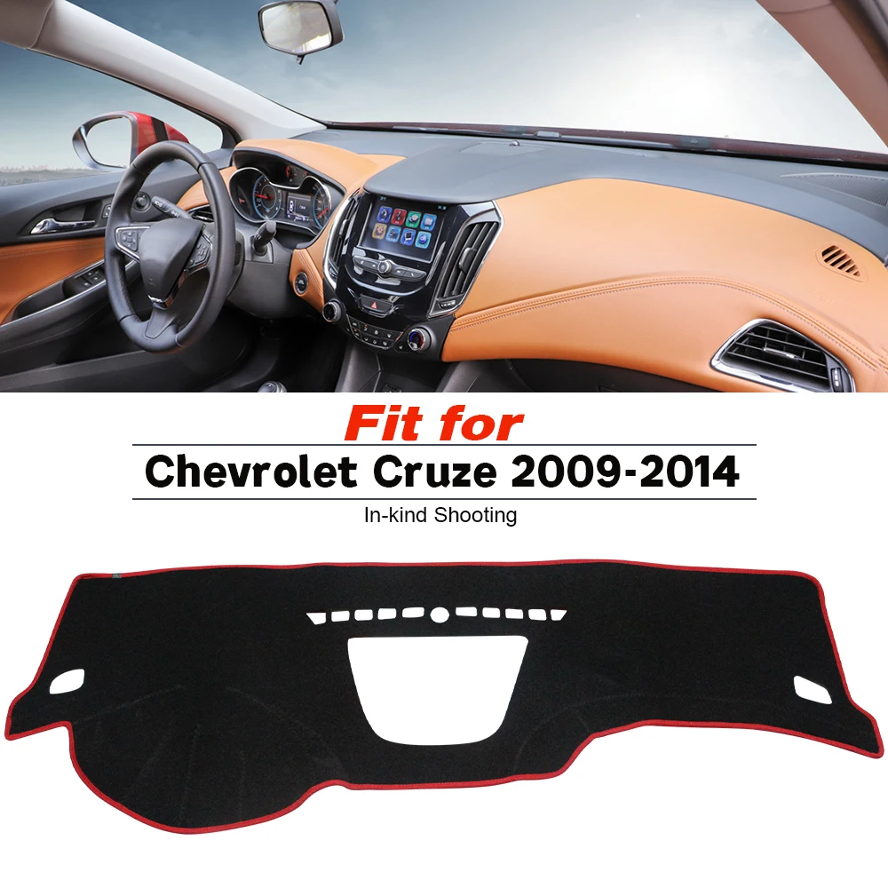 Для Chevrolet Cruze 2009- крышка приборной панели автомобиля Избегайте светильник коврик интерьер стол Инструмент платформа задняя не скользит силиконовый коврик