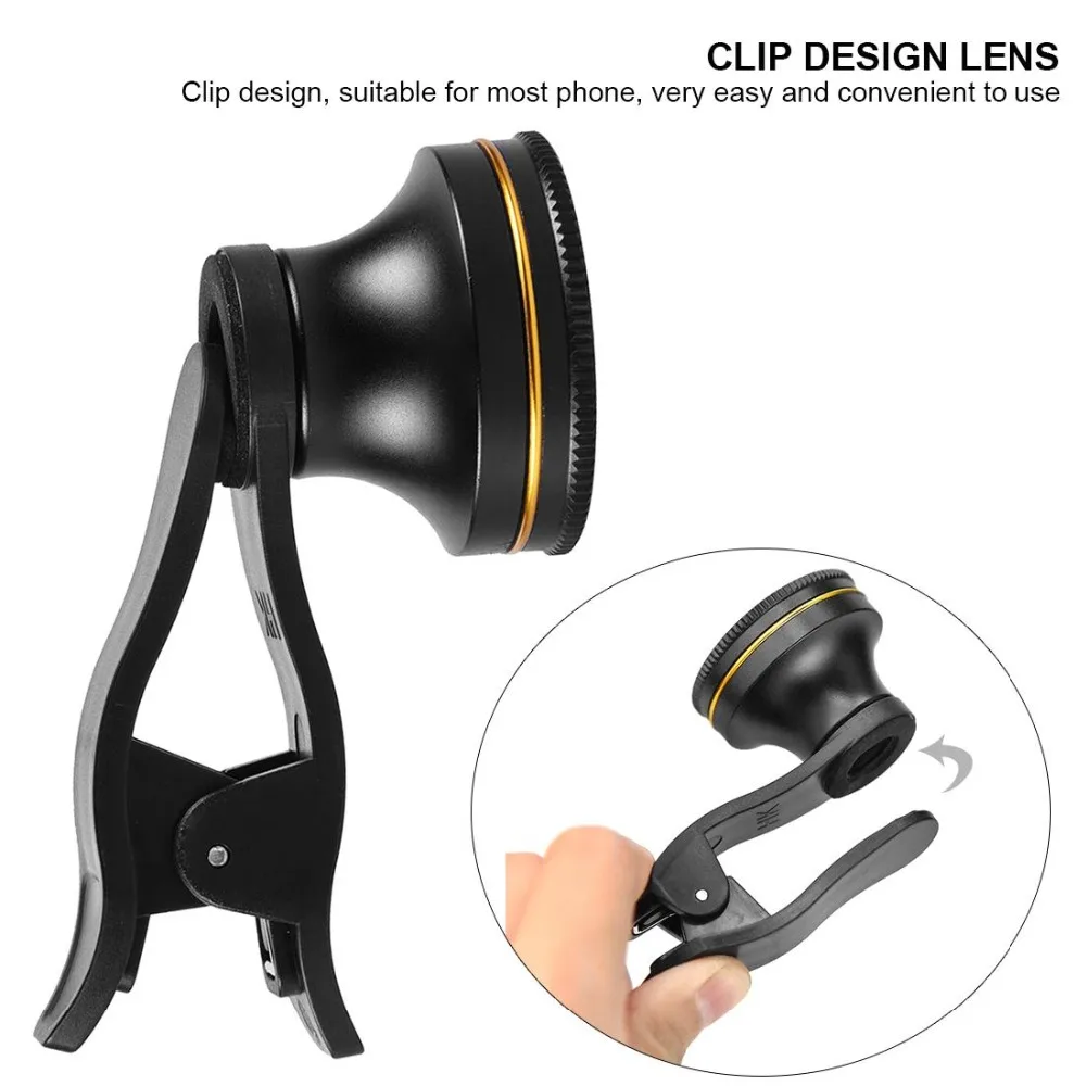 Universal Phone Camera Lens Macro 28X Black | Электроника