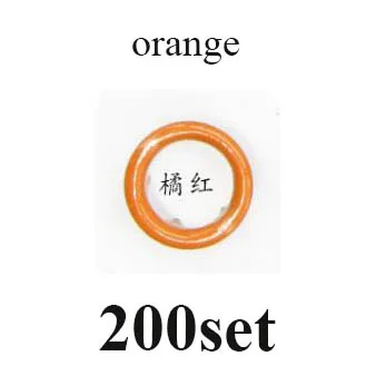 200set orange 1 шт., плоскогубцы, набор 200, 9,5 мм, хорошее металлическое зубчатое крепление, кнопки, 20 цветов, легко установить, крепеж, кнопки, пряжки - Цвет: 200set orange