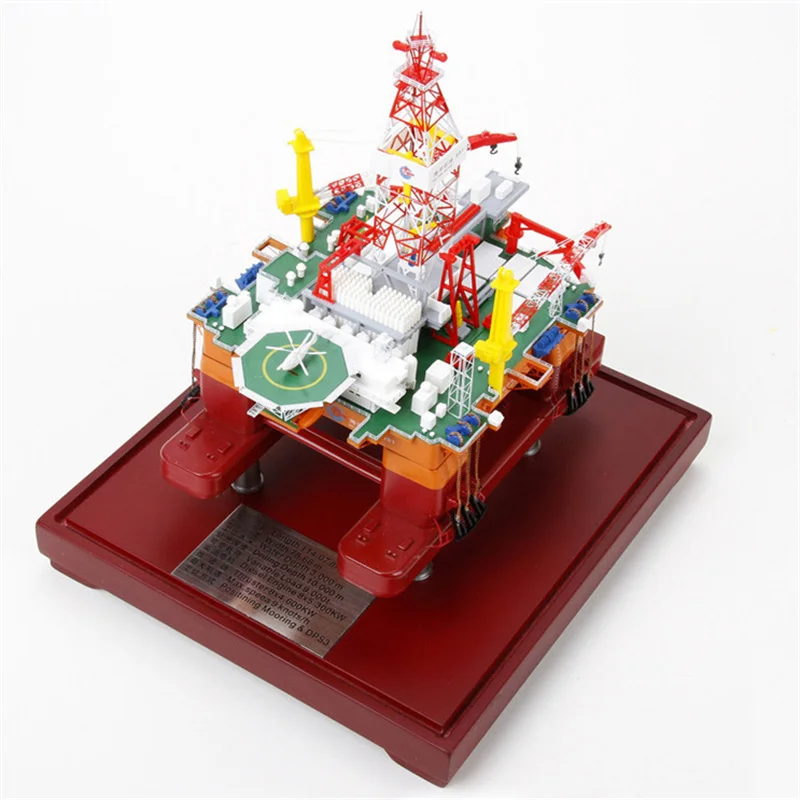 Полупогружная нефтяная буровая платформа для глубоководных вод Bo 1:7 00 981 подарок