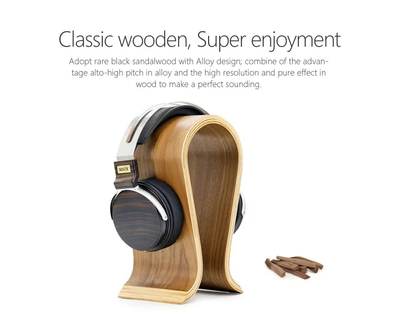 Мсур N650 HiFi гарнитура высокого класса деревянные наушники оголовье наушники с Бериллиевого сплава драйвер Portein кожа без коробки