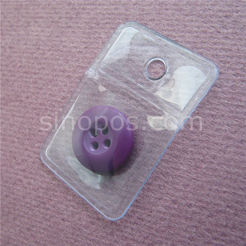 Мини-сумка из ПВХ 23 мм теги кнопок вкладышей маленькая пластиковая виниловая