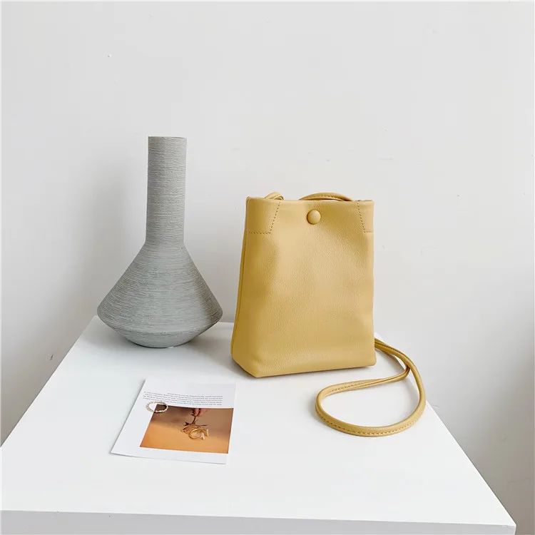 Квадратная сумка-мешок INS однотонные женские сумки через плечо | Багаж и