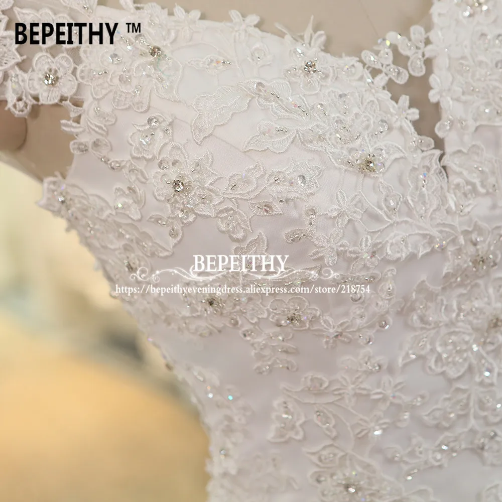 Casamento Русалка Свадебные платья с открытыми плечами Vestido De Novia 2021 кружевное