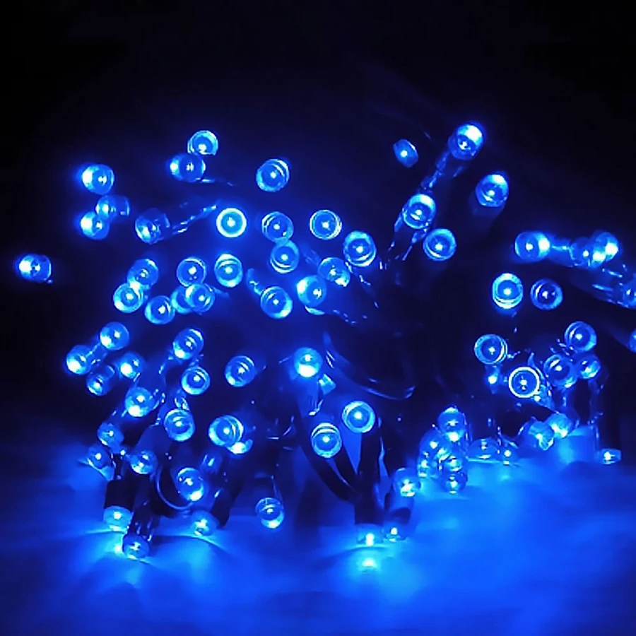 HANMIAO 30/50/100/200 Solar LED String Lights Outdoor Holiday Party Christmas Garland RGB Waterproof Fairy 03 | Лампы и освещение