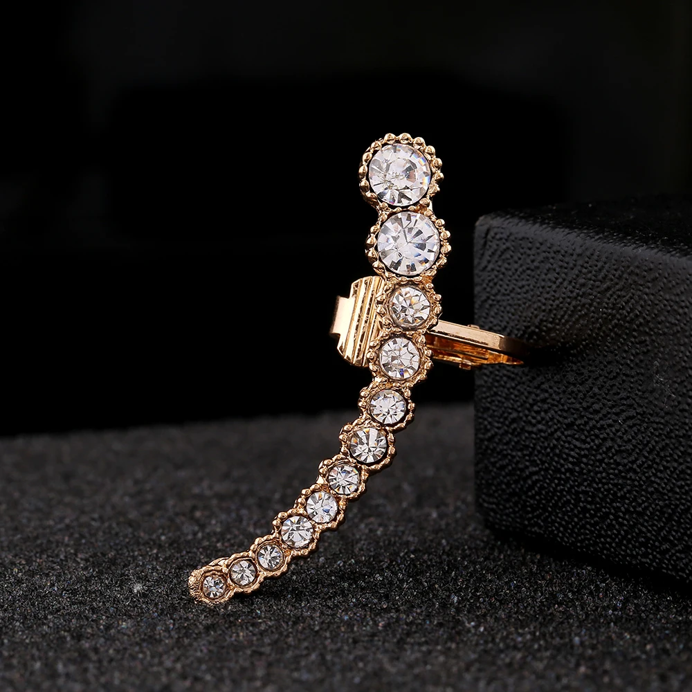 ZLDYOU горячие ювелирные изделия для пирсинга женские циркониевые левые ушные