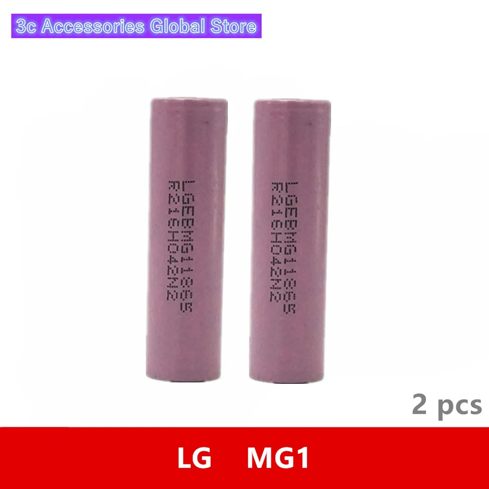 2 шт. 3 7 V 18650 2900mah 10A оригинал для LG INR18650MG1 MG1 Chem 6 IMR батарея игрушек электронная