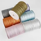 Блестящая лента шириной 3 мм, Подарочный упаковочный пояс для свадебвечерние НКИ, рождественских украшений, лента, Швейные аксессуары