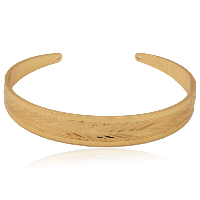 Винтажный простой дизайн золотой цвет браслеты на запястье высококачественный