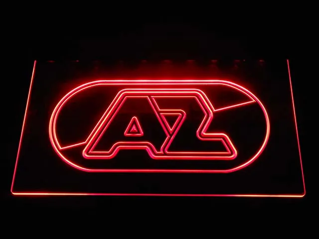 B1010 20 + цвета 5 размеров AZ Alkmaar Zaanstreek Эредивизи футбол светодиодный неоновый