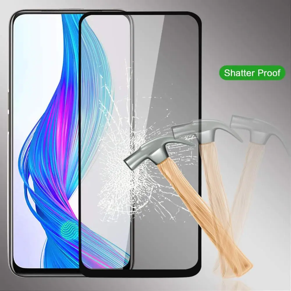 9D полное покрытие надежное закаленное стекло для OPPO Realme 1 2 3 Pro C1 анти шпионский