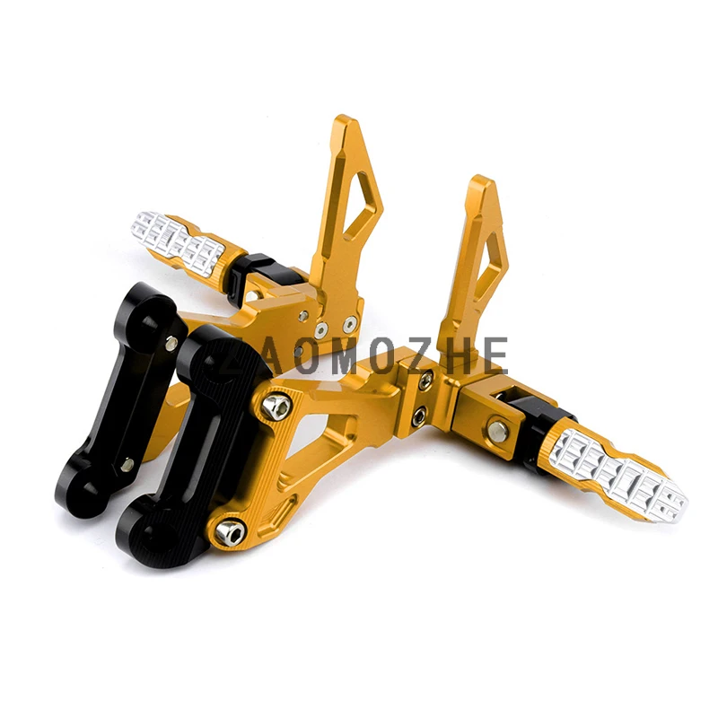 Мотоцикл с ЧПУ Алюминиевый сплав задние наборы Rearset подставка для ног колышки для Honda CB650F CBR650F