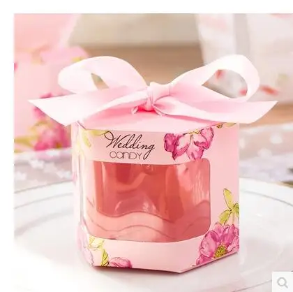 

2017 New Paper Candy Boxes Wedding Gift Bag Event Party Supplies Romantic Wedding Candy Box With Ribbons Casamento Decoration