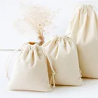 Из хлопка и льна, пылезащитное тканевое сумка подарочные пакеты для детей в деревенском стиле холщовый мешок со шнурком сплошной Цвет конфеты подарок сумки для хранения-1 шт.
