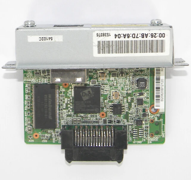 Для печатающей головки EPSON UB-E03 M252A Ethernet Интерфейс карта ТМ получения TU220B 88IV 88V T81 T82