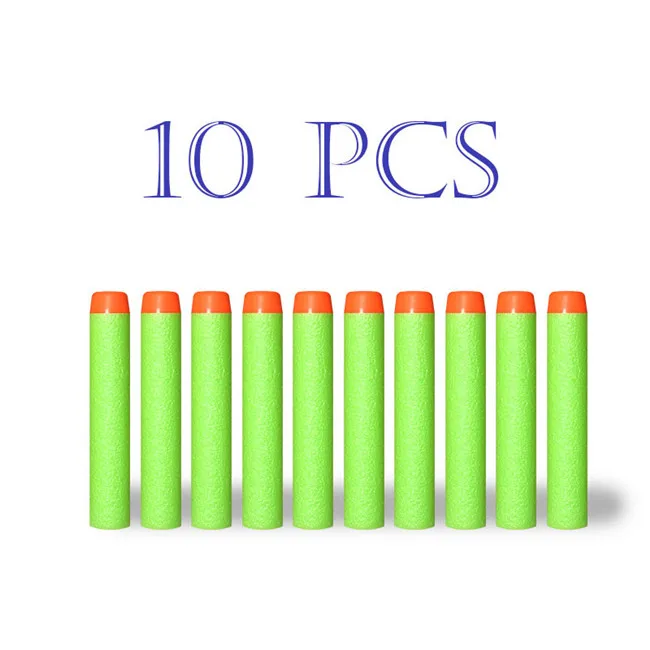 Bullets-10pcs Тактическое снаряжение пистолет шаттл Мягкая Пуля журнал для Nerf пистолет аксессуары пуля клип совместимы тактические сумки патроны пакет - Цвет: Bullets-10pcs