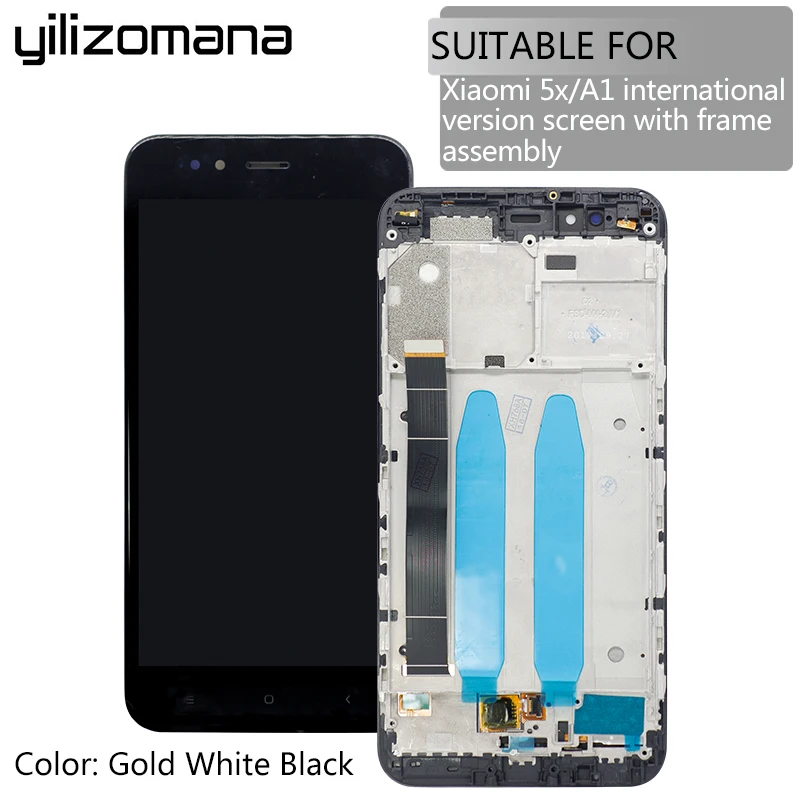 YILIZOMANA оригинальный сменный ЖК дисплей сенсорный экран с рамкой для Xiaomi Mi 5X A1 5