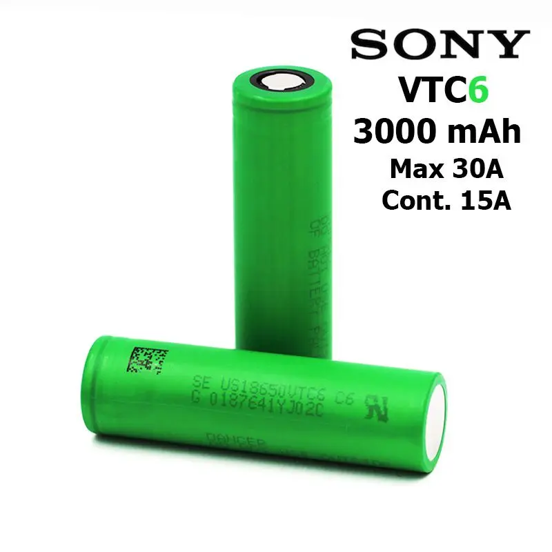 100% оригинал VTC4 VTC6 3 7 V 3000mAh литий-ионный аккумулятор для sony US18650 электронные
