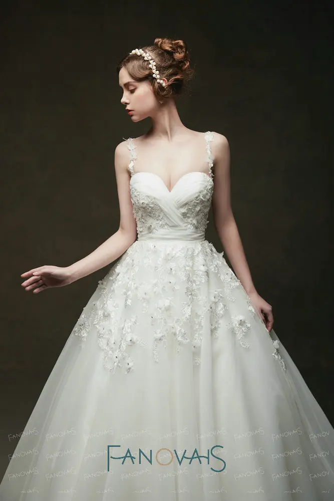 Старинные Тюль Свадебные Платья Бальные Кружева Vestido De Novia Robe Mariage Кристалл