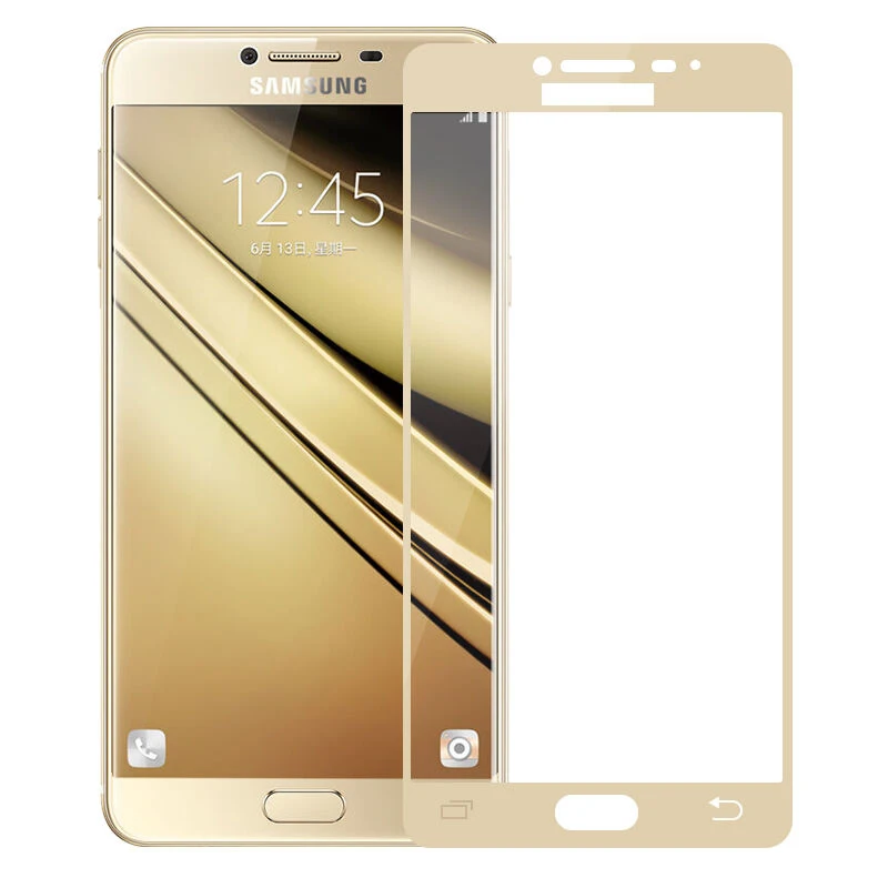 3D полное покрытие экрана протектор Закаленное стекло для Samsung Galaxy A3 A5 A7 2016 J3 J5 J7 2017