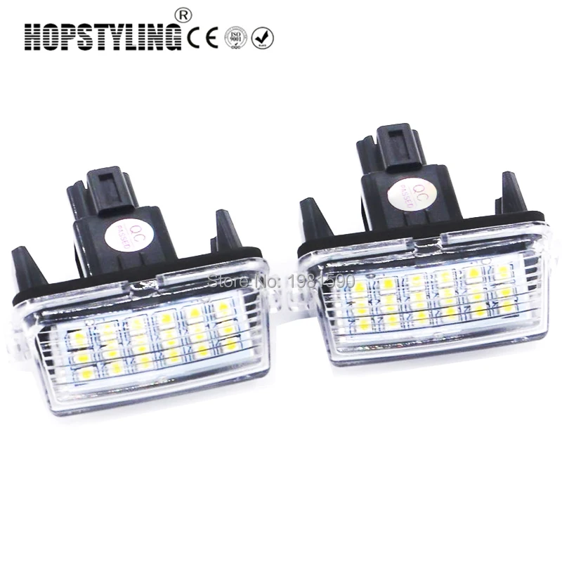 Hopstyling 2 шт. 18SMD Белый светодиодный задний фонарь номерной знак светильник для Toyota Yaris Camry Corolla Prius Verso Aur2 автомобильный аксессуар лампы