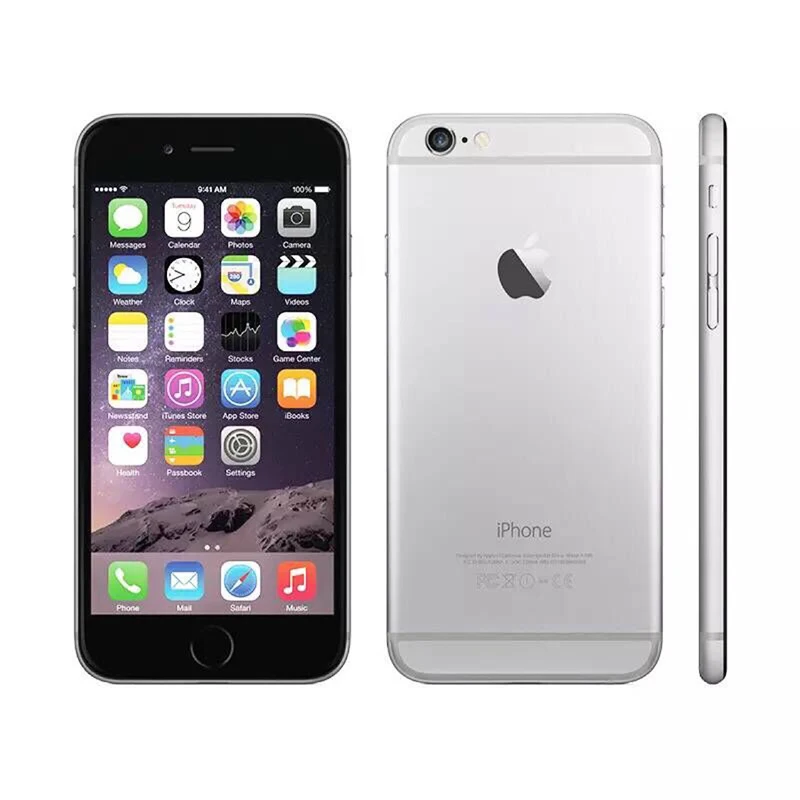 Отремонтированный Смартфон Apple iPhone 6 с двухъядерным процессором, 1 ГБ ОЗУ, 4,7 дюйма, IOS Phone, 8,0 МП камера, 4G LTE, 16 Гб ПЗУ