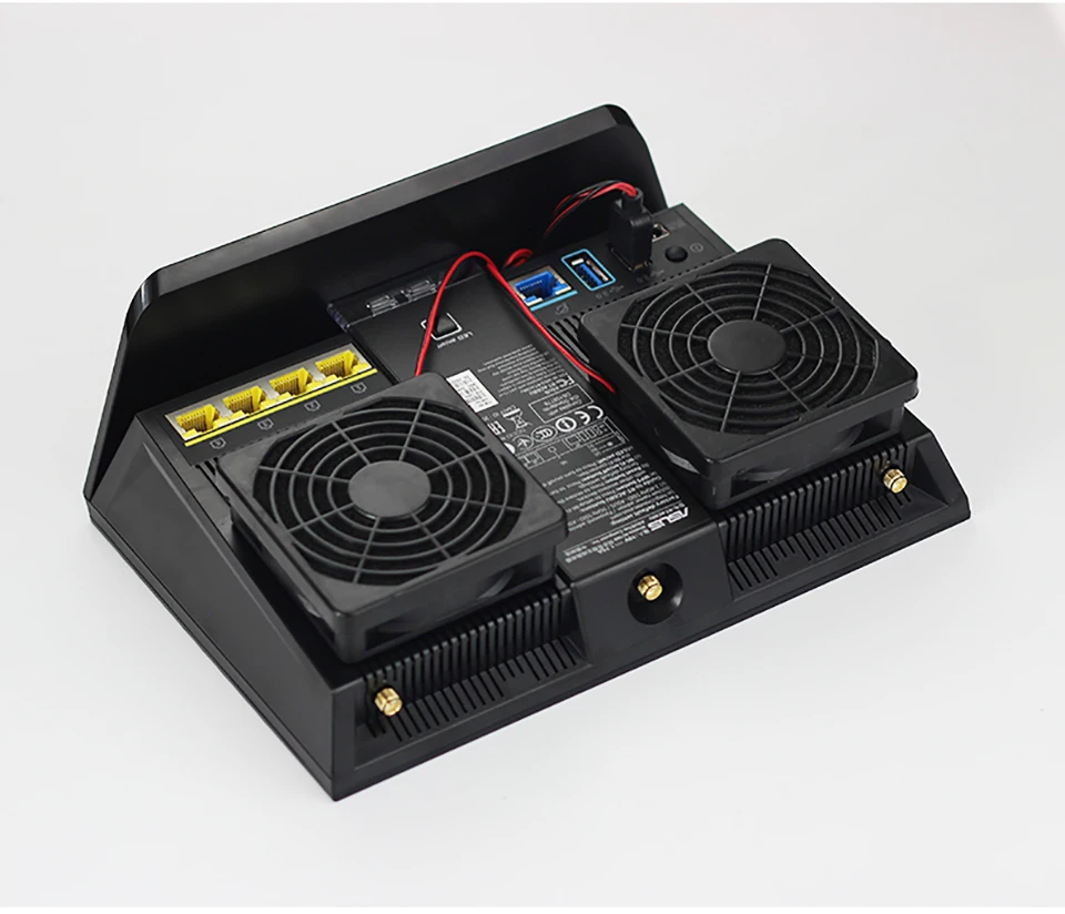 Для Asus Ac68u/86u EX6200 Tenda AC15 7 см вентилятор охлаждения, радиатор USB5V silent пыли вентилятор охлаждения