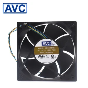 Для AVC DS12025B12U 12025 12V 1.05A 120mm PWM большой объем воздуха чехол Вентилятор охлаждения
