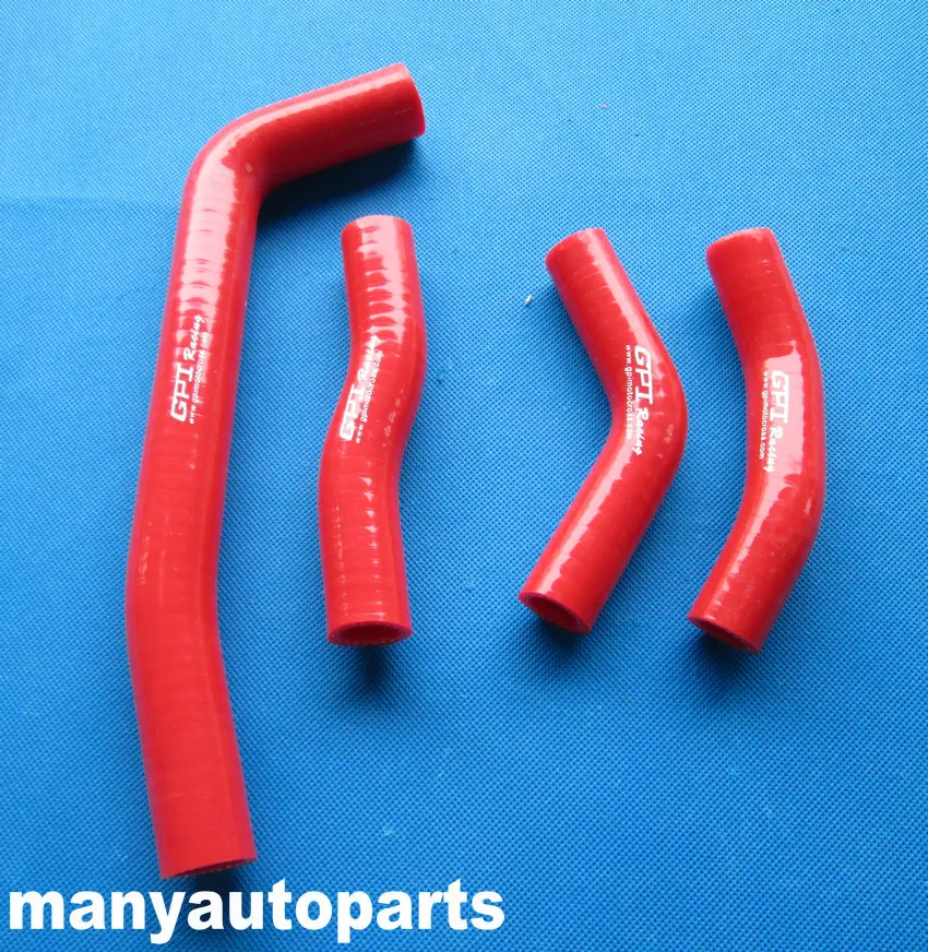 Силиконовый шланг радиатора для Honda CRF250R CRF 250 R 2010 2013 2011 2012 10 11 12 13 красный|Шланги и