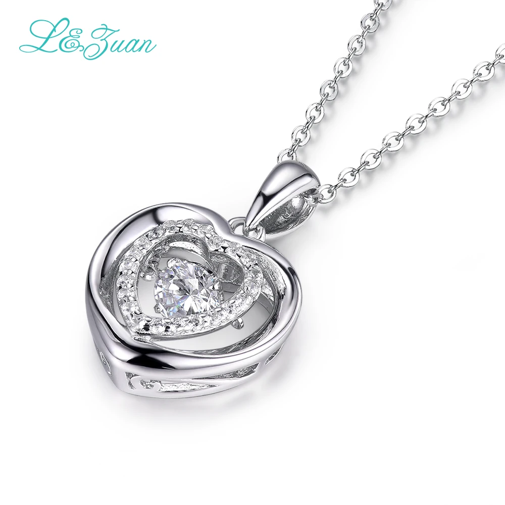 Я и цзуань 1.16ct Япония Оригинальный Смарт Серии Танцы Сердце Кулон 925