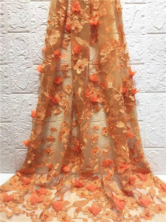 Кружевной Тюль черного цвета с 3d цветами кружевной материал камнями в