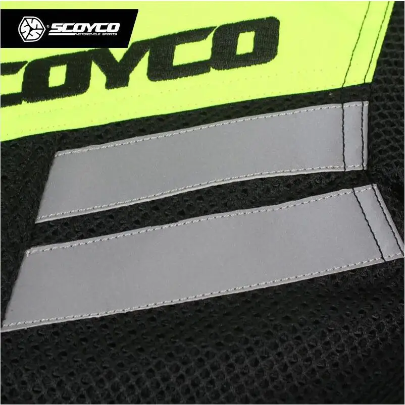 Летняя сетчатая мотоциклетная куртка Scoyco JK36 для езды на мотоцикле дышащая