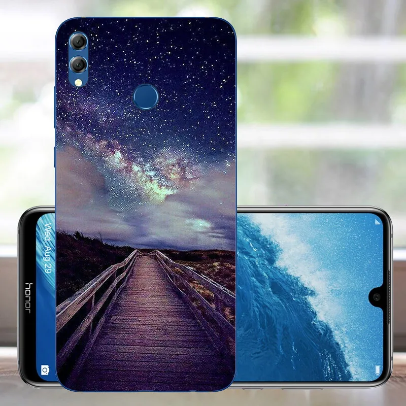 Чехол 6 5 дюйма для Huawei Honor 8X силиконовый мягкий чехол из ТПУ 8 X чехлы с полной