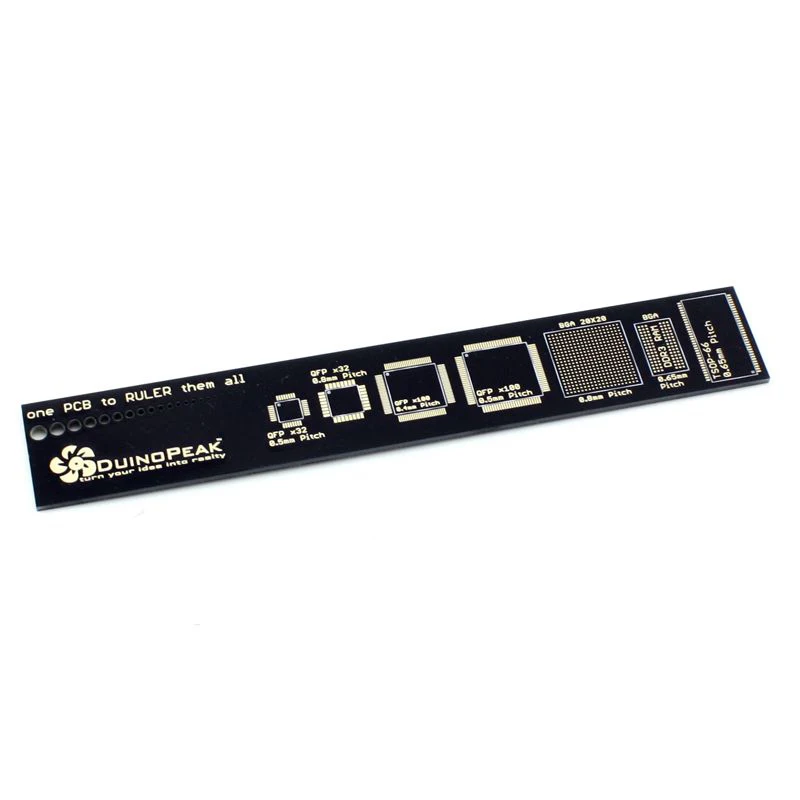 Duinopeak PCB линейка измерительный инструмент резистор микросхема конденсатора IC SMD