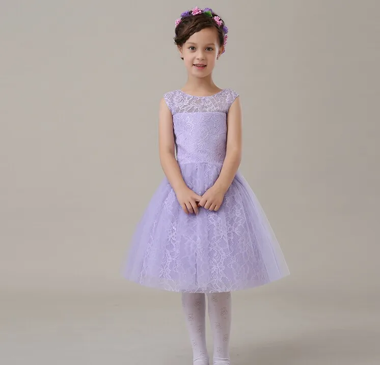Высокое Качество Лето Кружева Новорожденных Девочек День Рождения туту Платье