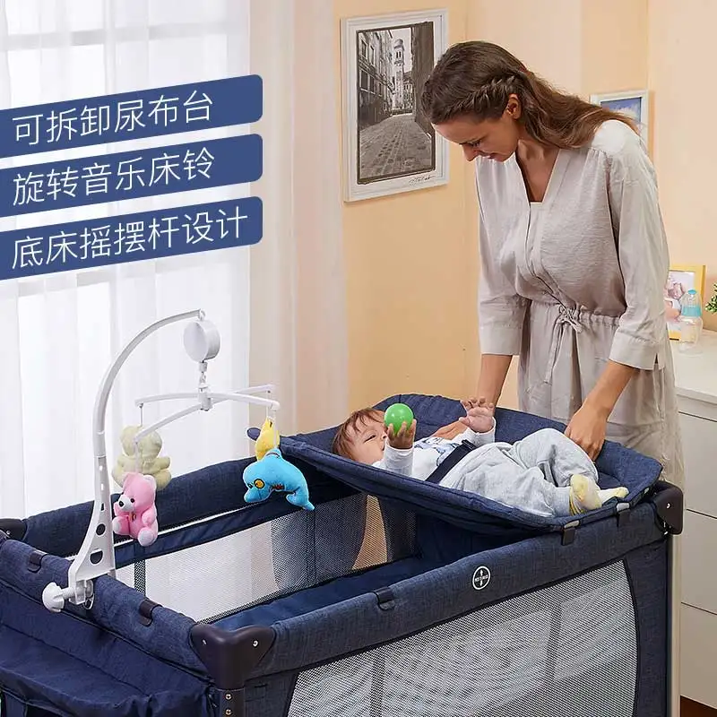 Coolbaby игровая кровать, многофункциональный складной детский портативный Bb Европейская детская колыбель