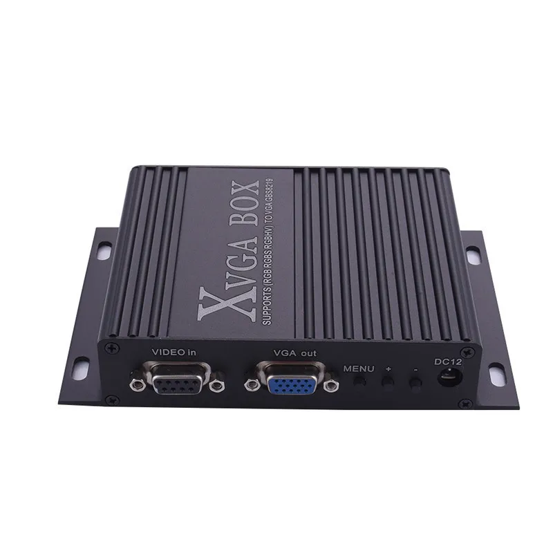 Новый XVGA коробка MDA CGA EGA гамма Sog RGBS RGBHV YPbP YUV конвертер VGA Промышленные видео с