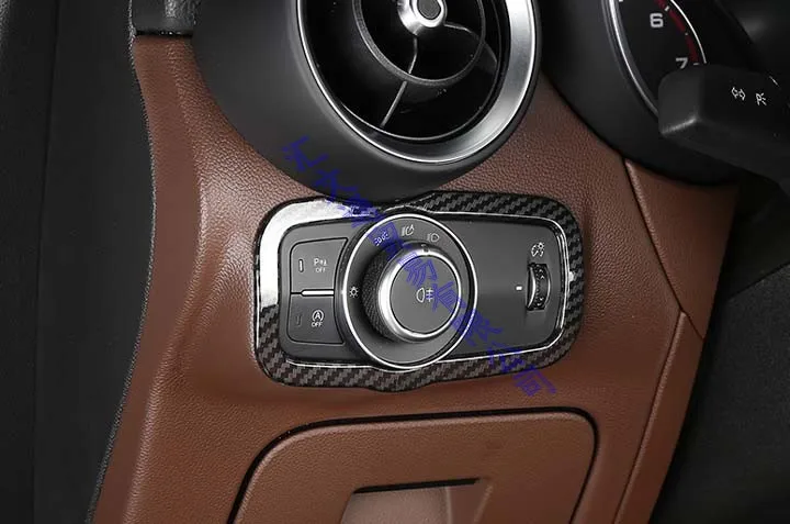 Автомобильные аксессуары для Alfa Romeo Stelvio 2017 2018 стильная головка из углеродного