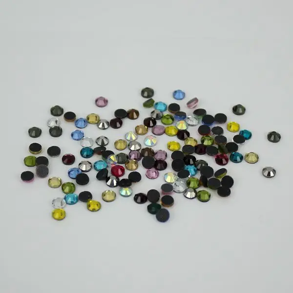 Rhinestones ss06 ss10 ss16 ss20 ss30 Assorted Colors Iron-on Beads DMC HOTFIX Crystal Perfect High Shine | Красота и здоровье