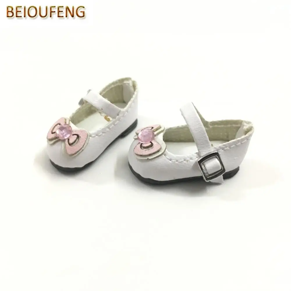BEIOUFENG 2,7 см кукольная обувь для Blythe кукольная игрушка, 1/6 BJD кукольная обувь с бантом Kitty игрушки сапоги для кукол аксессуары 2 пары