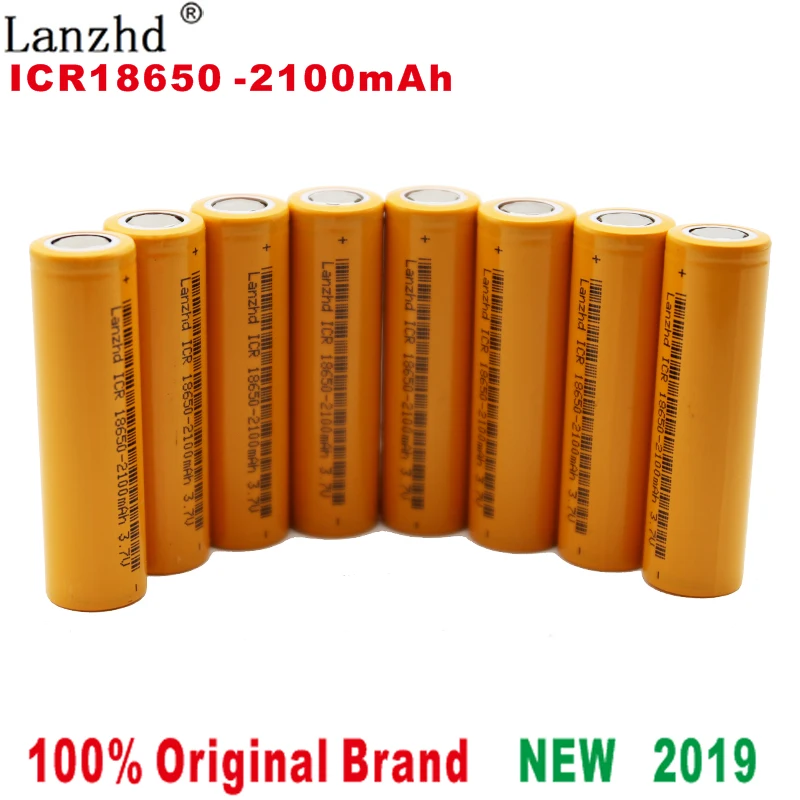 8-40 шт перезаряжаемая 18650 батарея 2100mAh литий-ионные батареи 3,7 V для samsung 18650 литиевая батарея для фонарика ноутбука игрушка