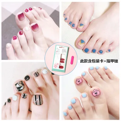 Y XLWN Милая наклейка для ногтей Накладка ног Звезда Луна водонепроницаемая защита