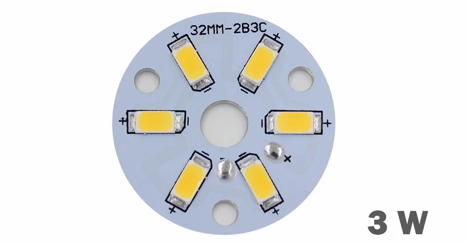3 Вт 5 7 9 12 15 18 24 5730 Яркость SMD светильник доска светодиодный Панель для лампы PCB с |